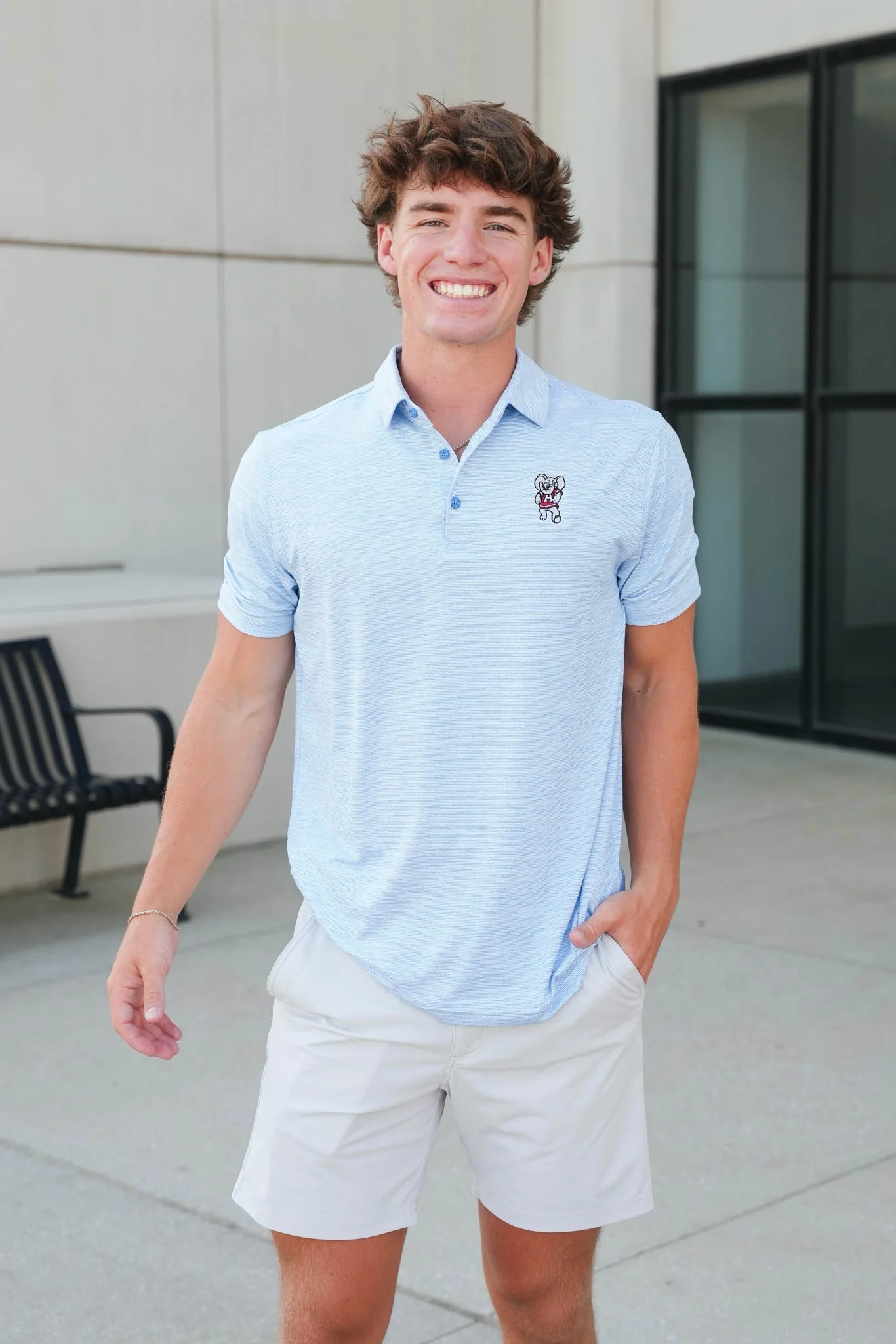 Antigua Vault 9 Distressed Polo - Image 3