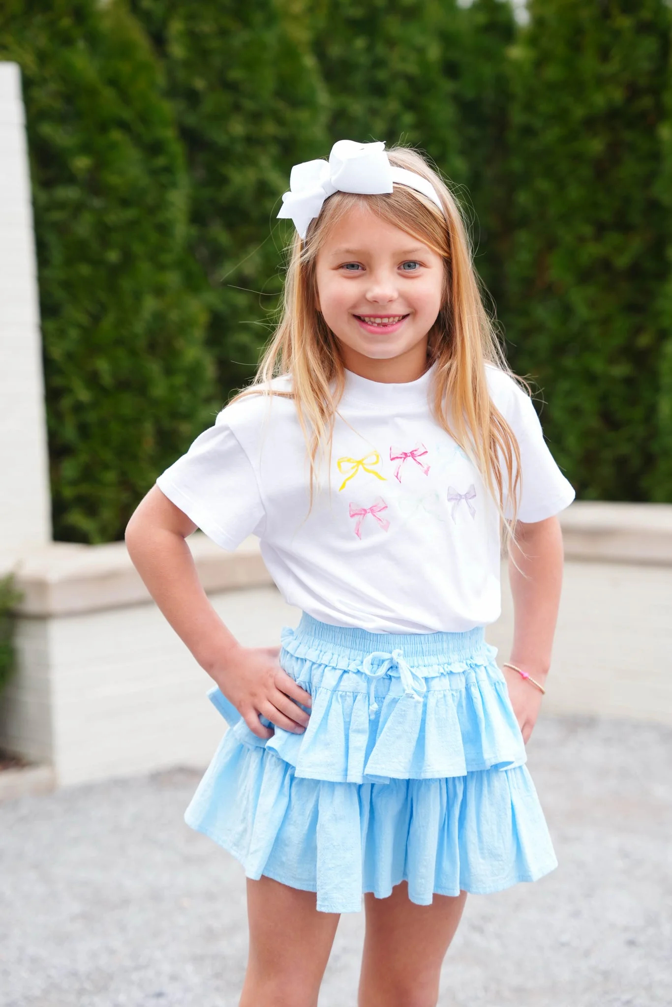 Girls' Azarhia Bows Tee - Image 2