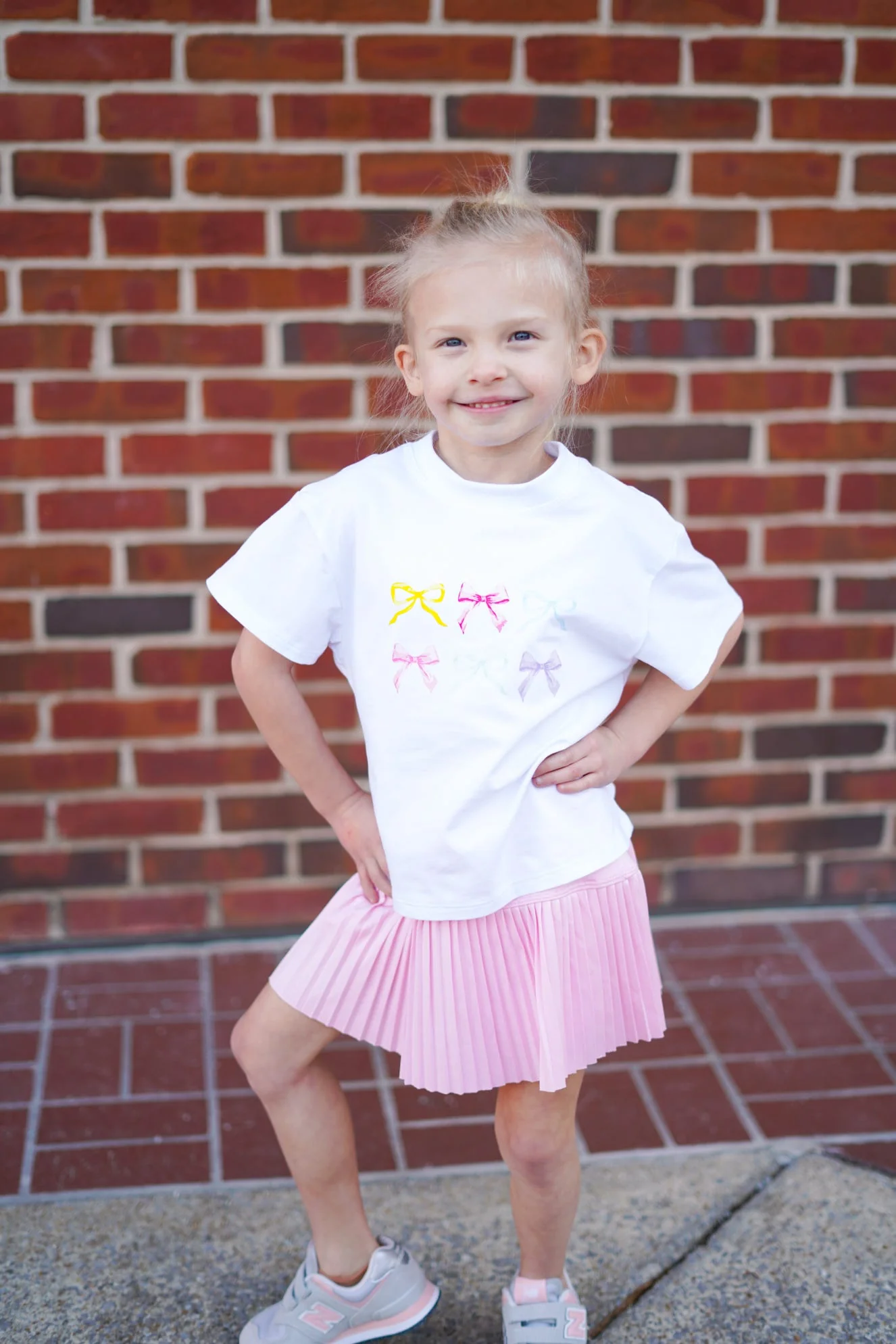 Girls' Azarhia Bows Tee - Image 4