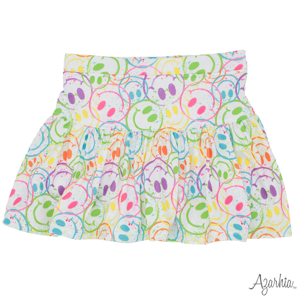 Girls' Azarhia Gathered Skort Print - Image 3