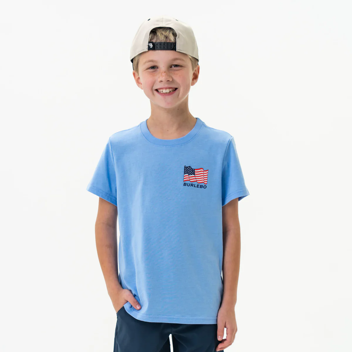 Boys' Burlebo Camo Beach Cruiser Tee - Image 3