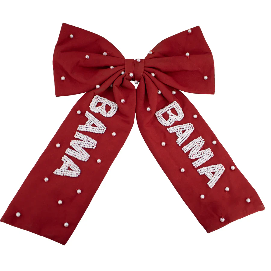 Capri Designs Beaded Hair Bow - Image 2