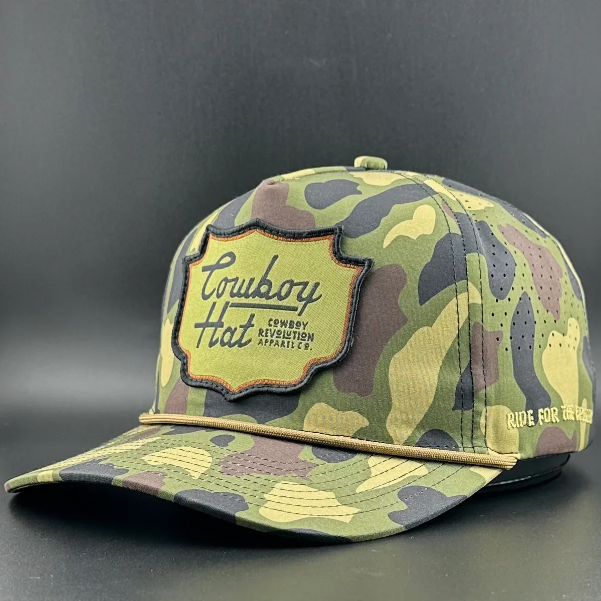 Cowboy Revolution Rope Hat - Image 3