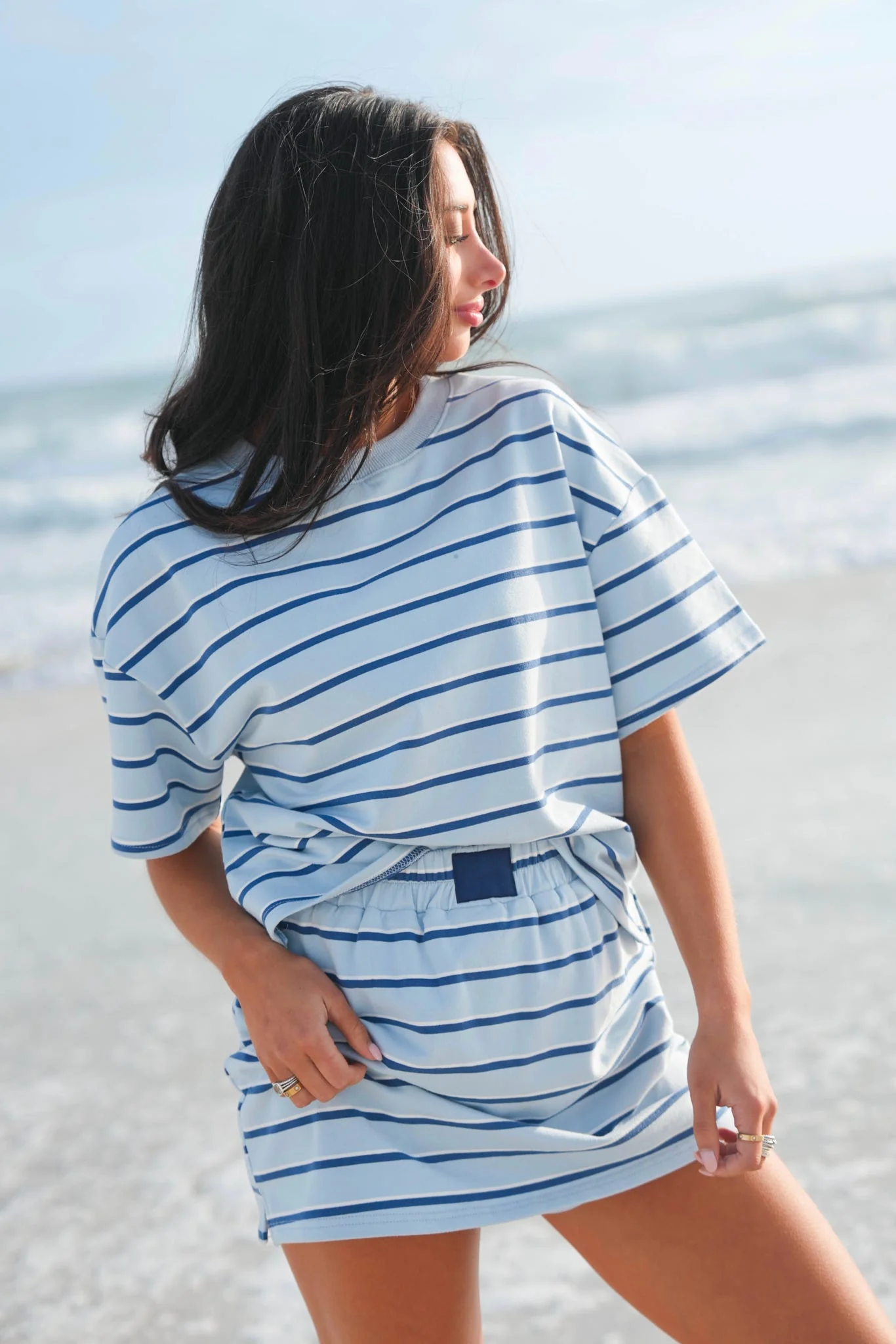 Double Stripe Patch Skort - Image 6