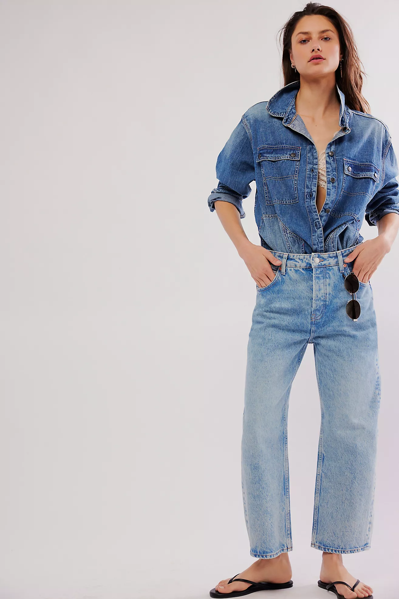 Free People Deep Trance Dropped Boyfriend Jeans - Image 4