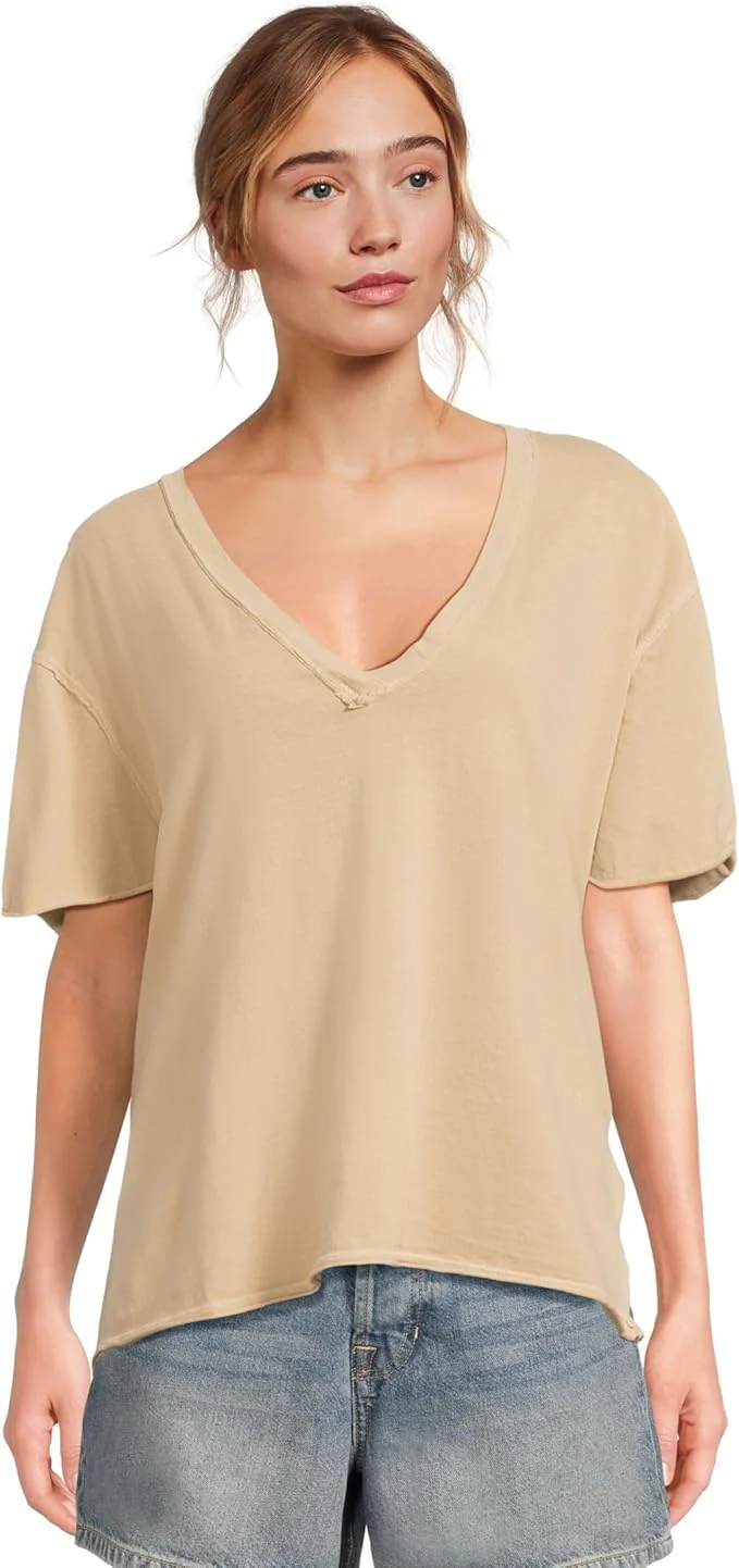 Free People Nina V-Neck Tee - Image 5