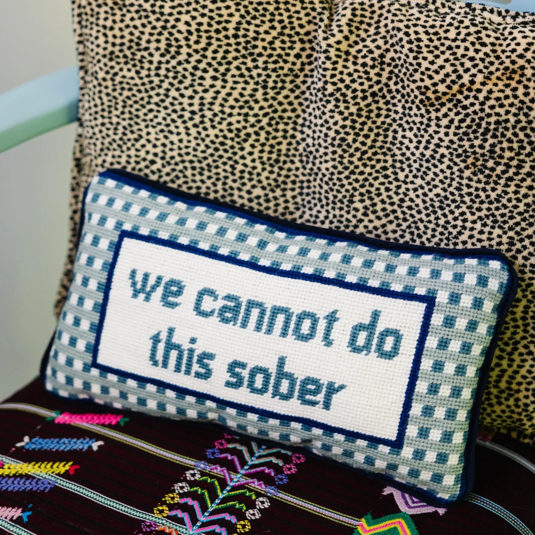 Furbish Needlepoint Pillow - Image 3