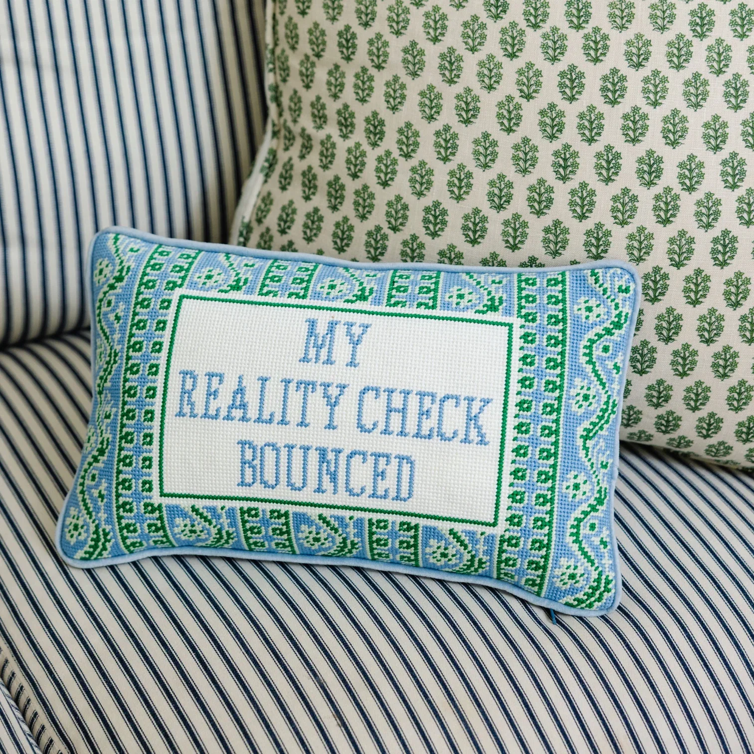Furbish Needlepoint Pillow - Image 6