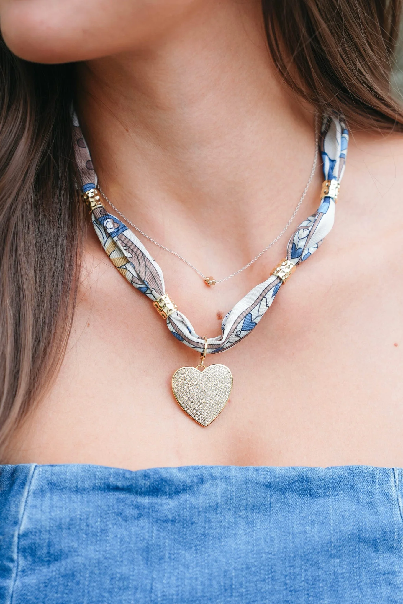 Germelli  Scarf Necklace - Image 4