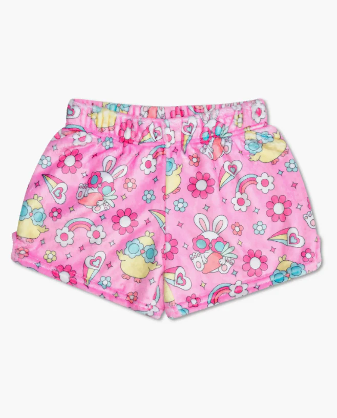 Girls' I scream Flower Chicks Plush Shorts - Image 2