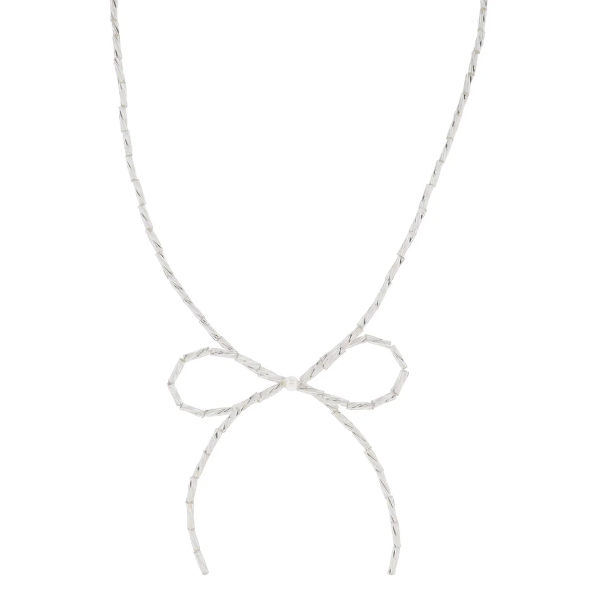 Jane Marie Beaded Bow Necklace - Image 2