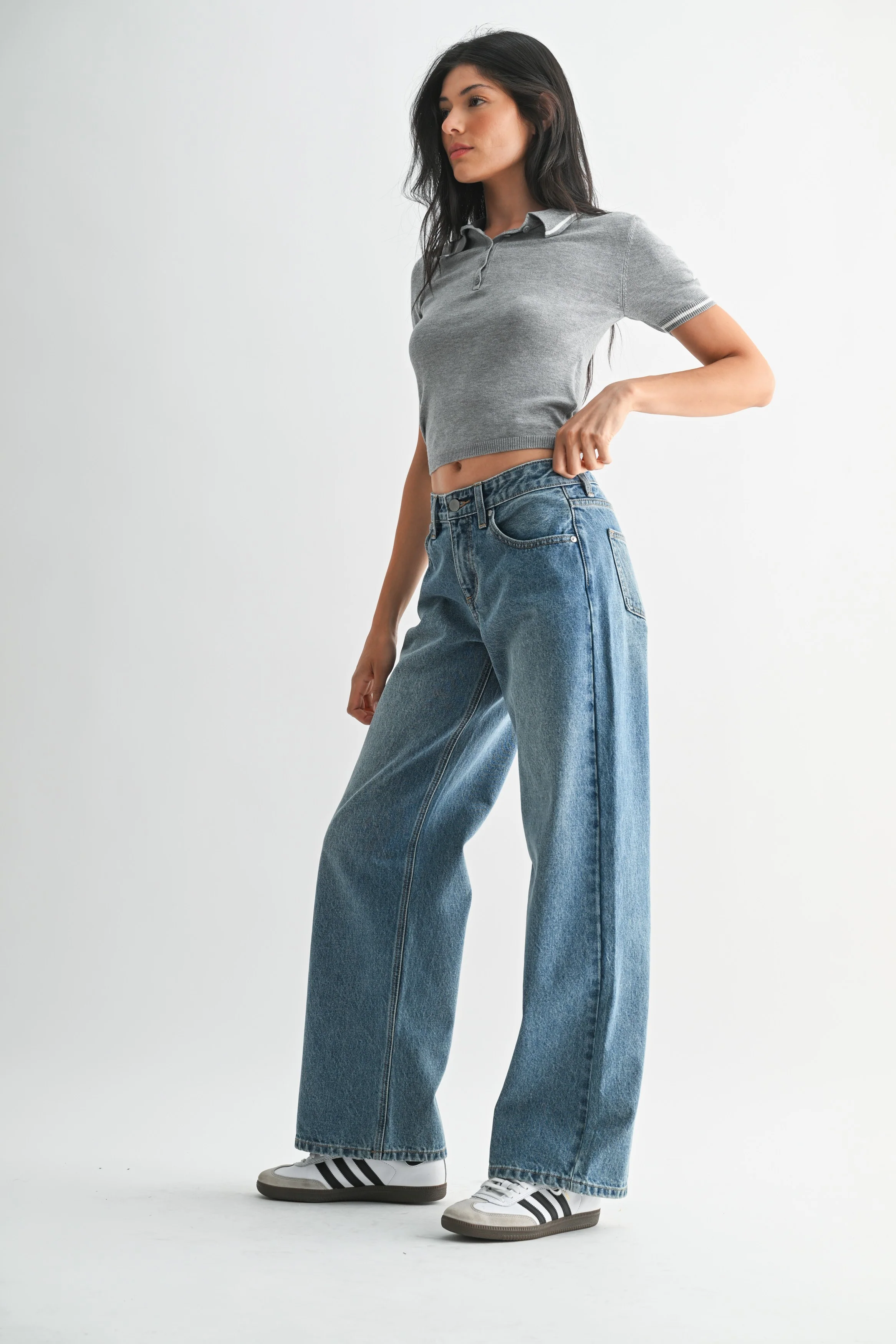Just Black Denim Baggy Jean - Image 3