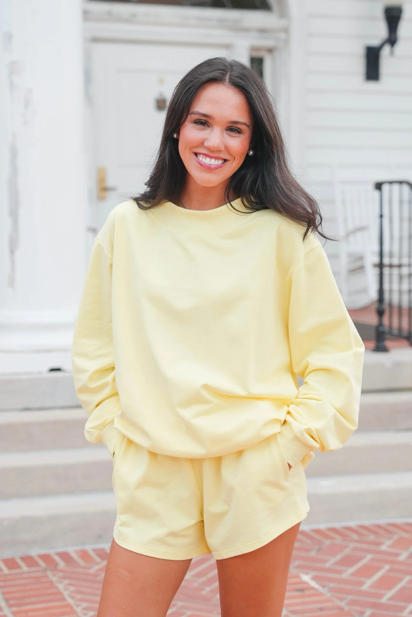 Mockneck French Terry Pullover - Image 18