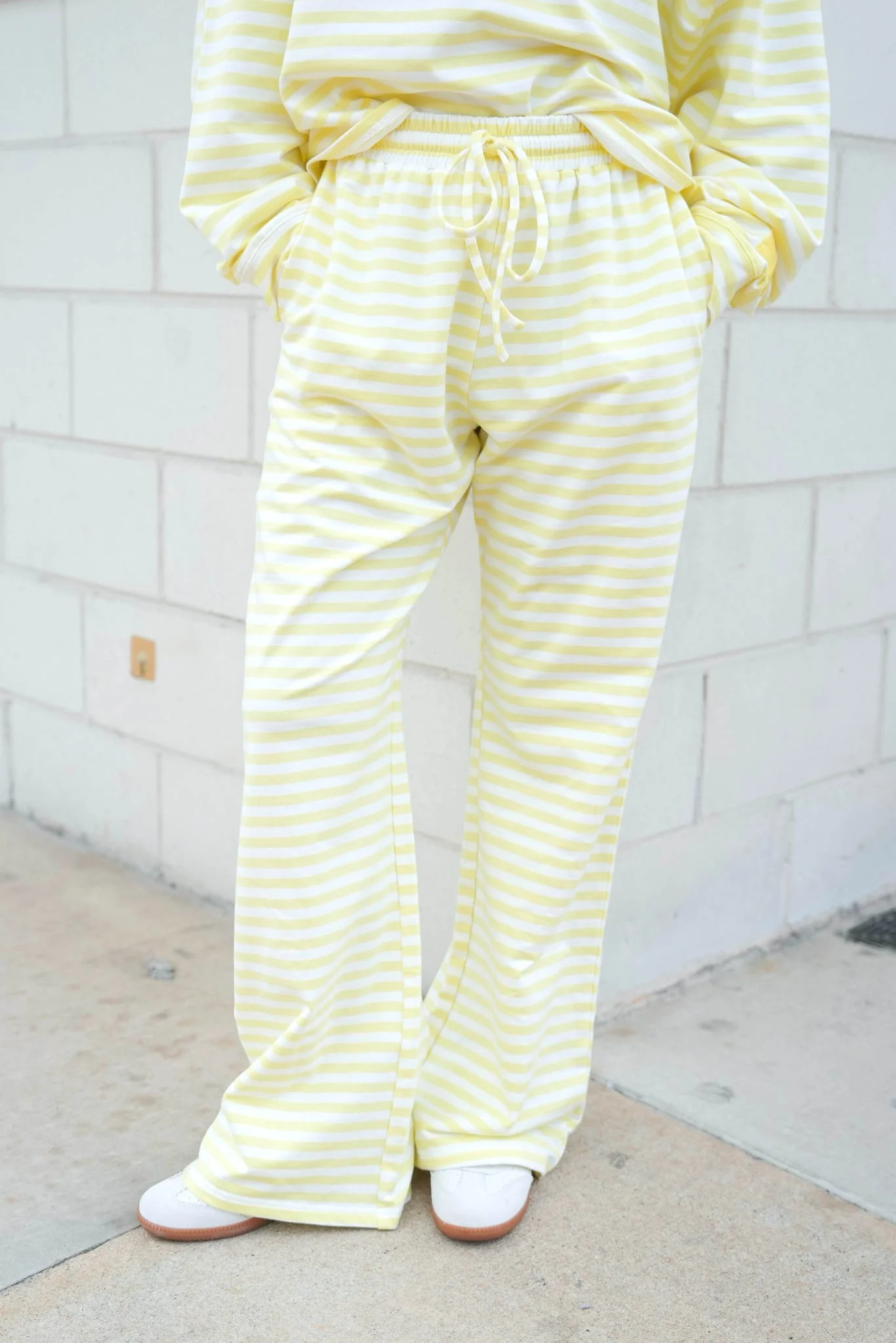 Striped Patch French Terry Pant - Image 4