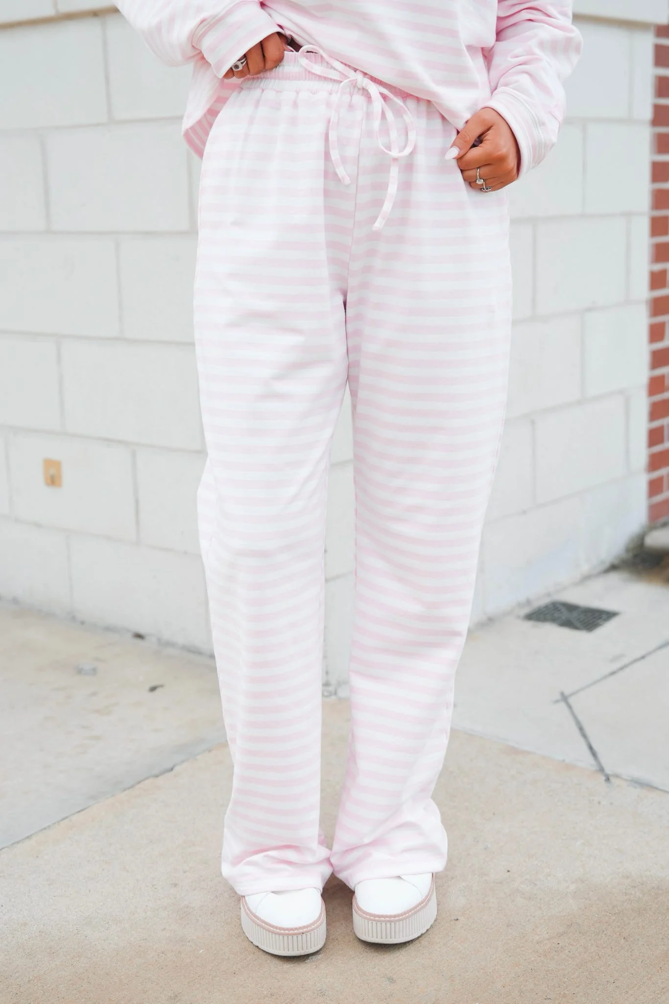 Striped Patch French Terry Pant - Image 5