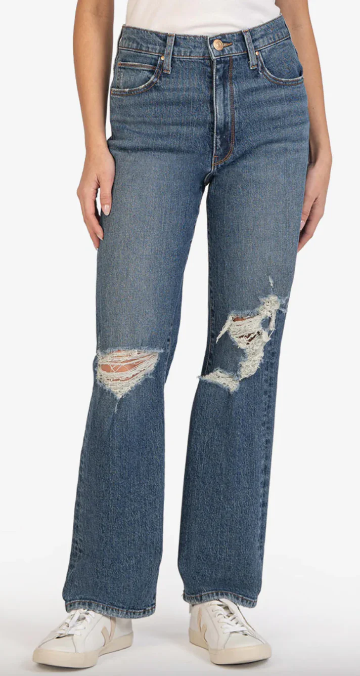 Kut Sienna High Rise Wide Leg Jeans - Image 5