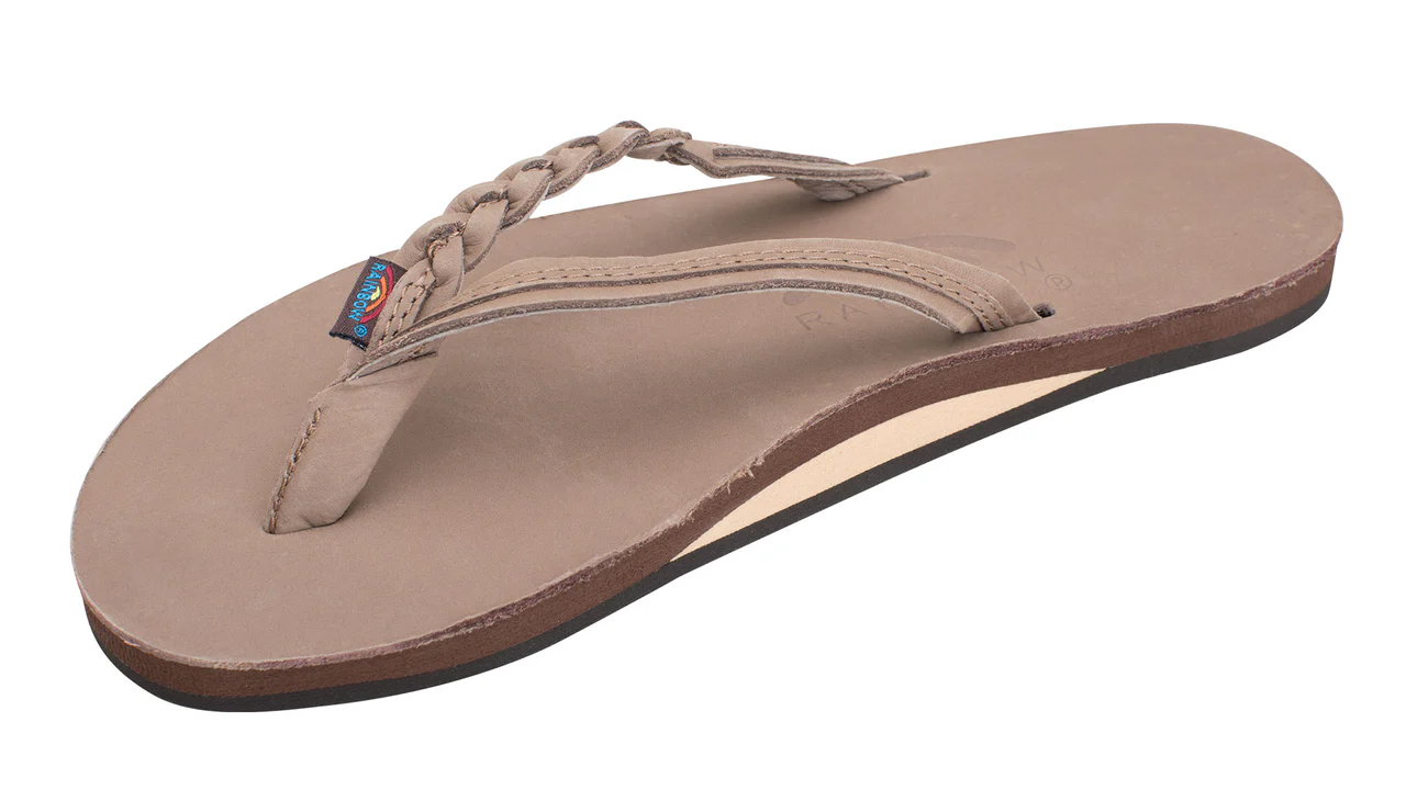 Women's Rainbow Flirty Braidy Flip Flop - Image 4
