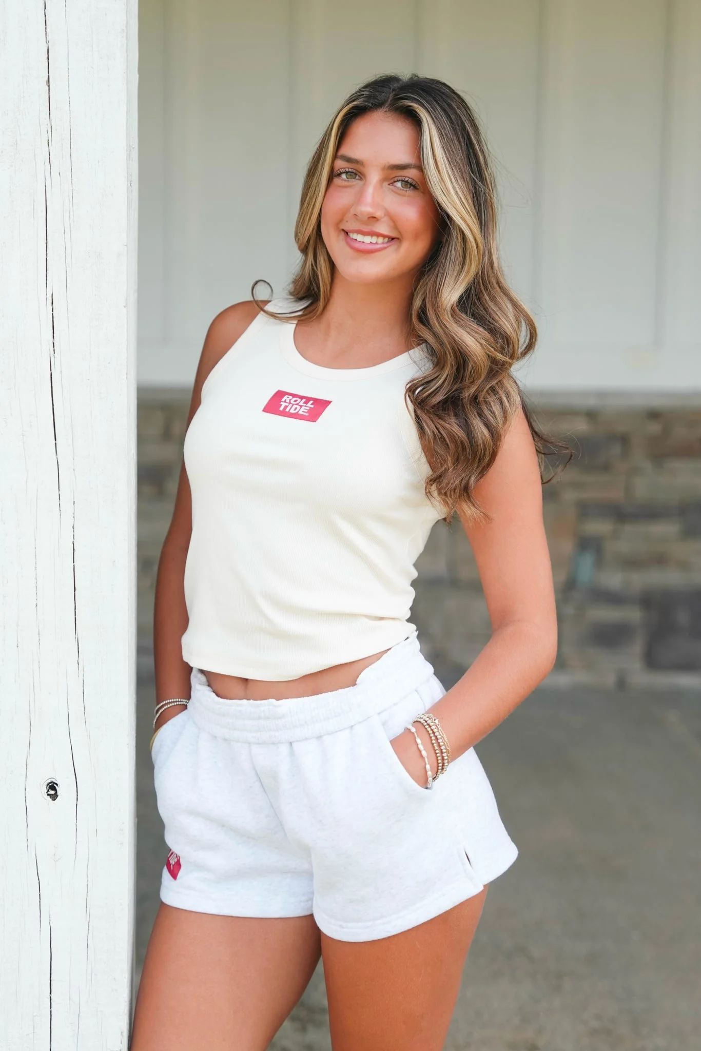 Roll Tide Patch Baby Tank - Image 4