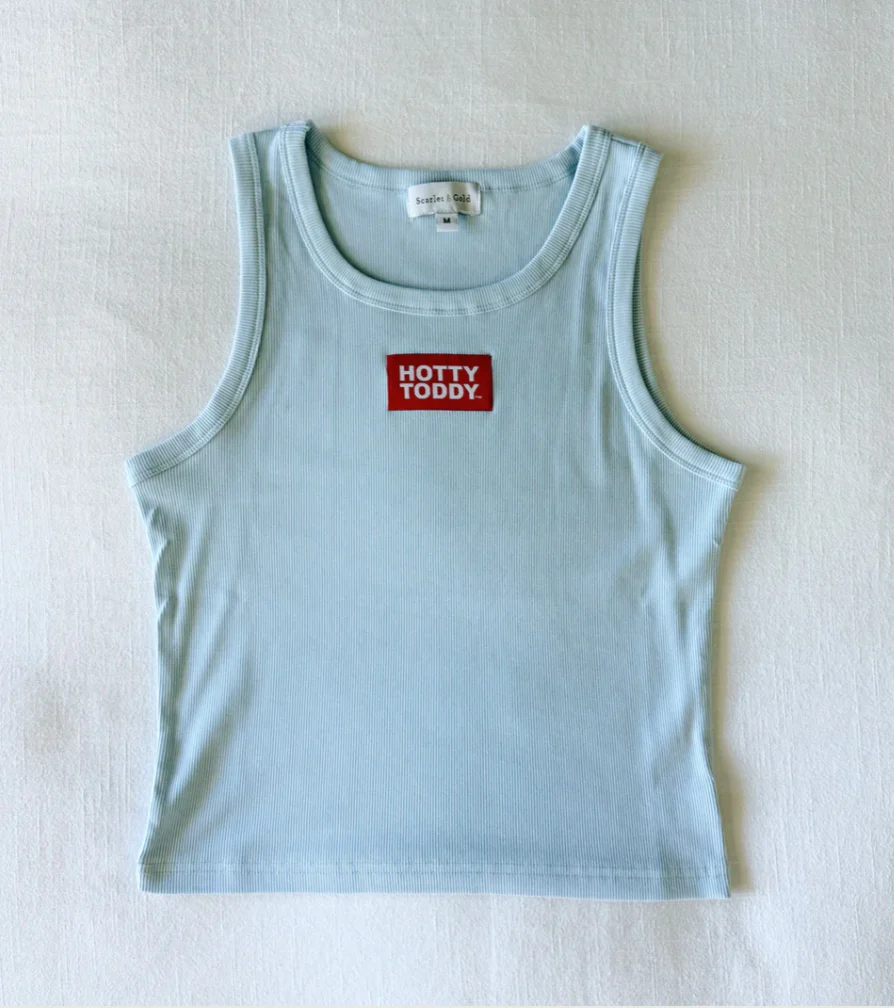 Girls' Scarlet & Gold Hotty Toddy Micro Rib Baby Tank - Image 2