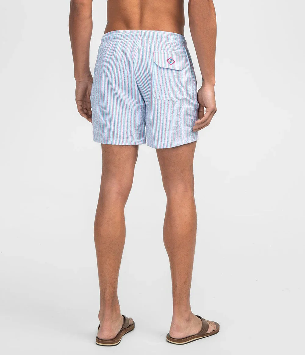 Southern Shirt Clubhouse Seersucker Swim Short - Image 6