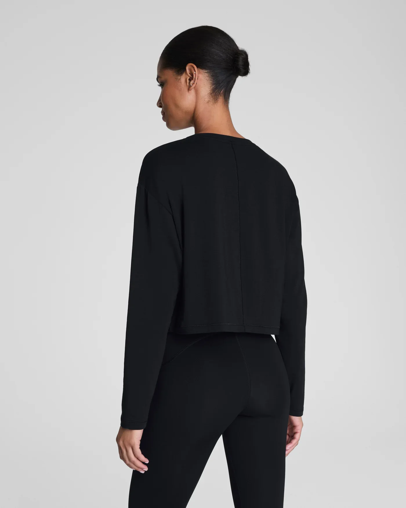 Spanx Cropped Long Sleeve Top - Image 4