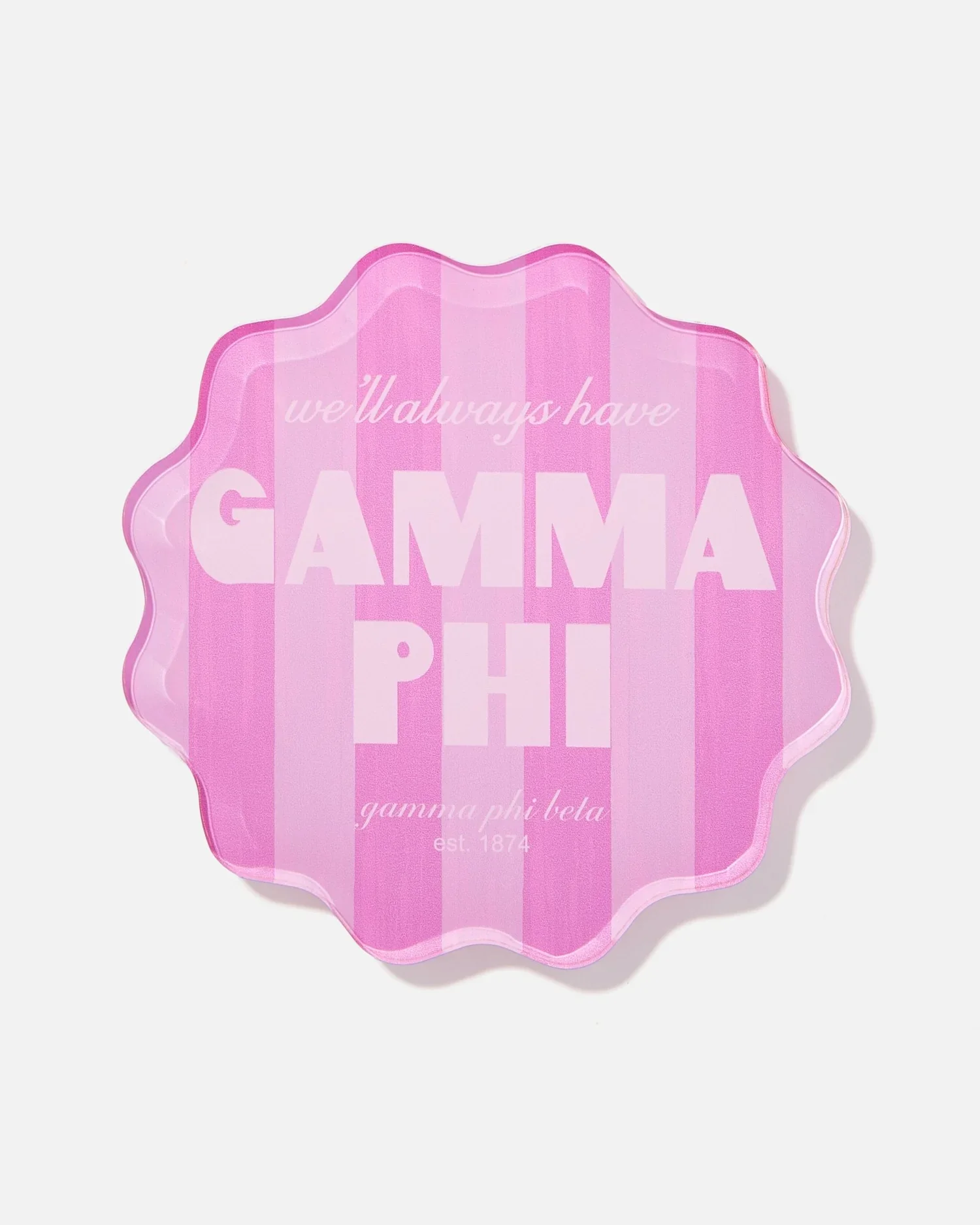 Tart By Taylor Scalloped Sorority Coaster - Image 11