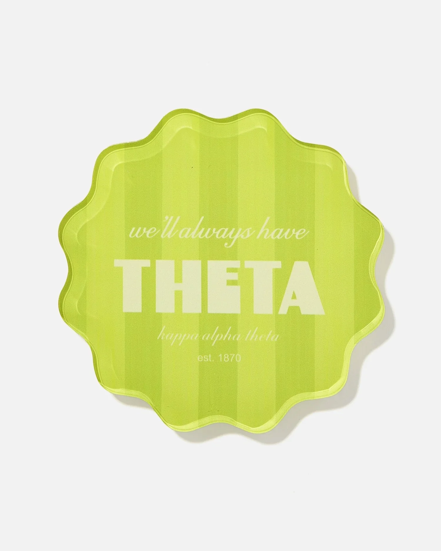 Tart By Taylor Scalloped Sorority Coaster - Image 12