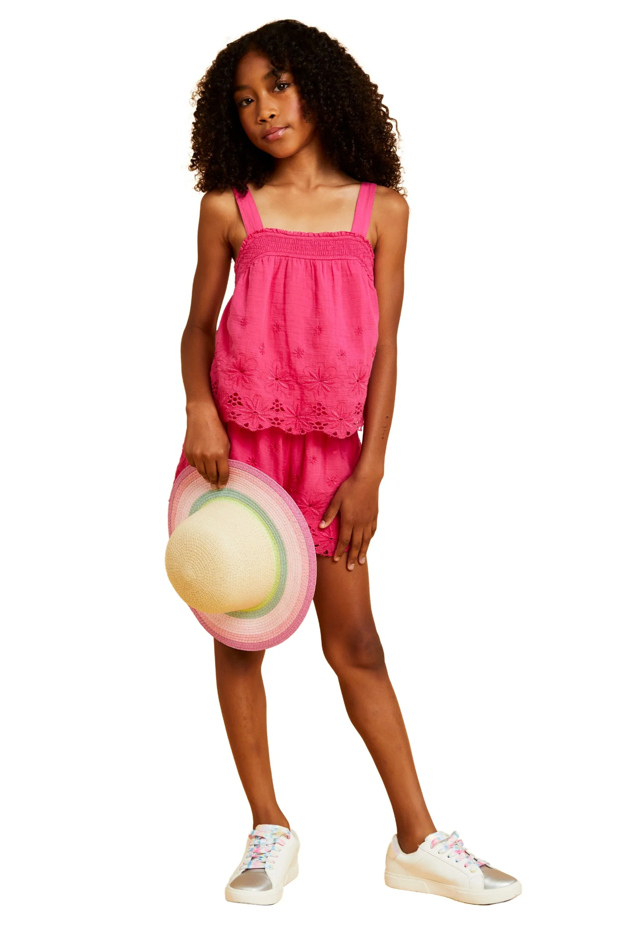 Girls' Tractr Smocking Tank - Image 2