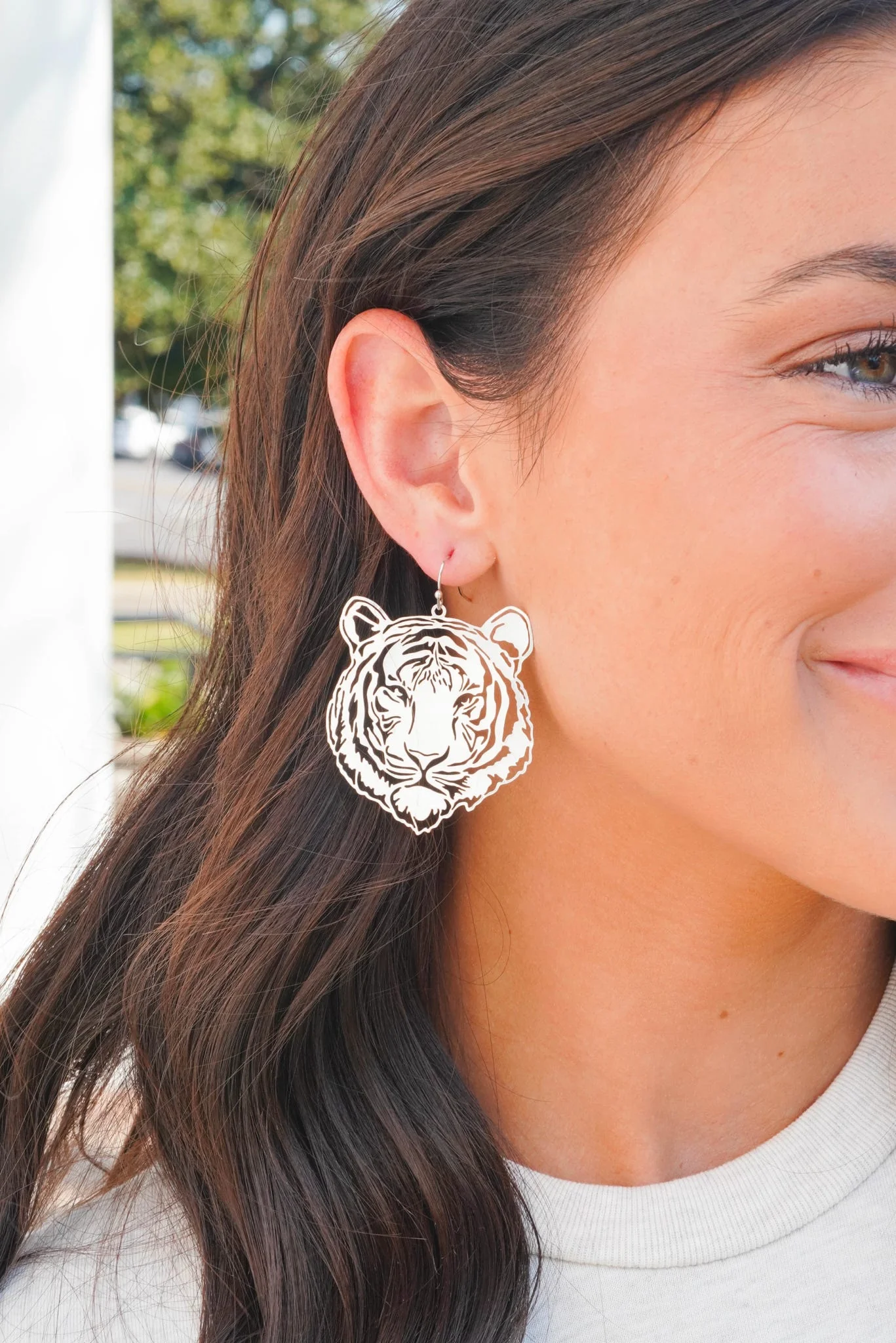 Go Tigers Earrings - Image 3