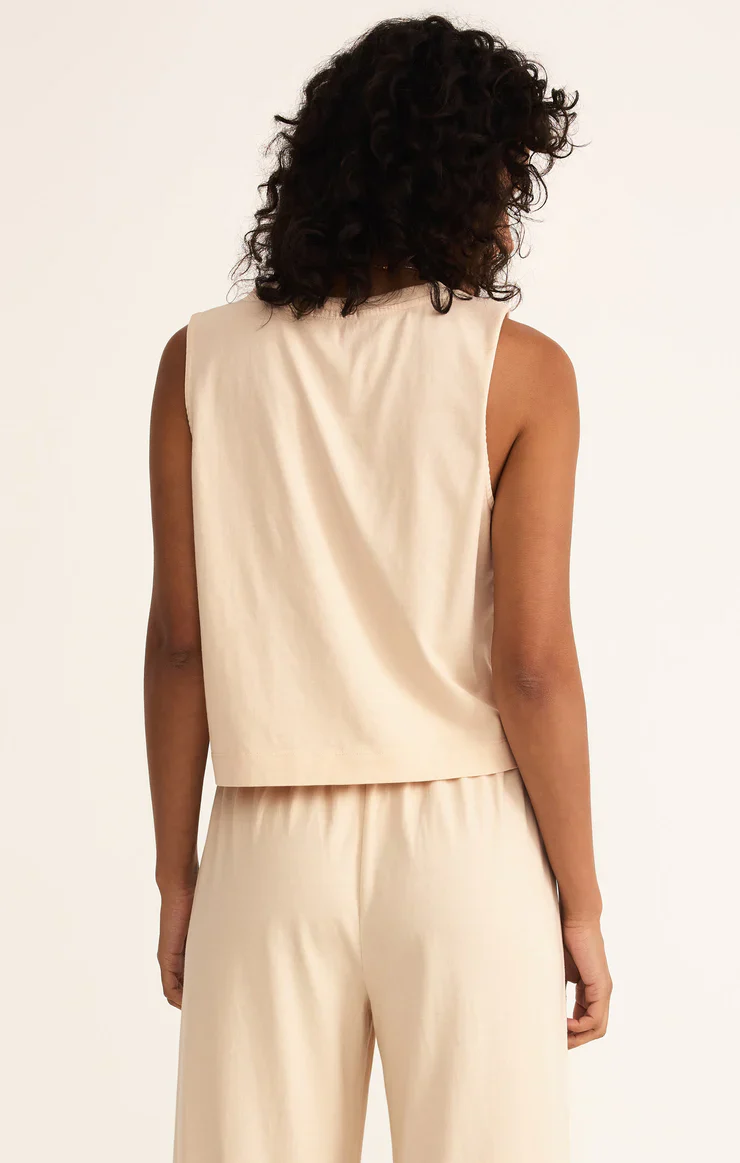 Z Supply Sloane Cotton Jersey Tank - Image 6